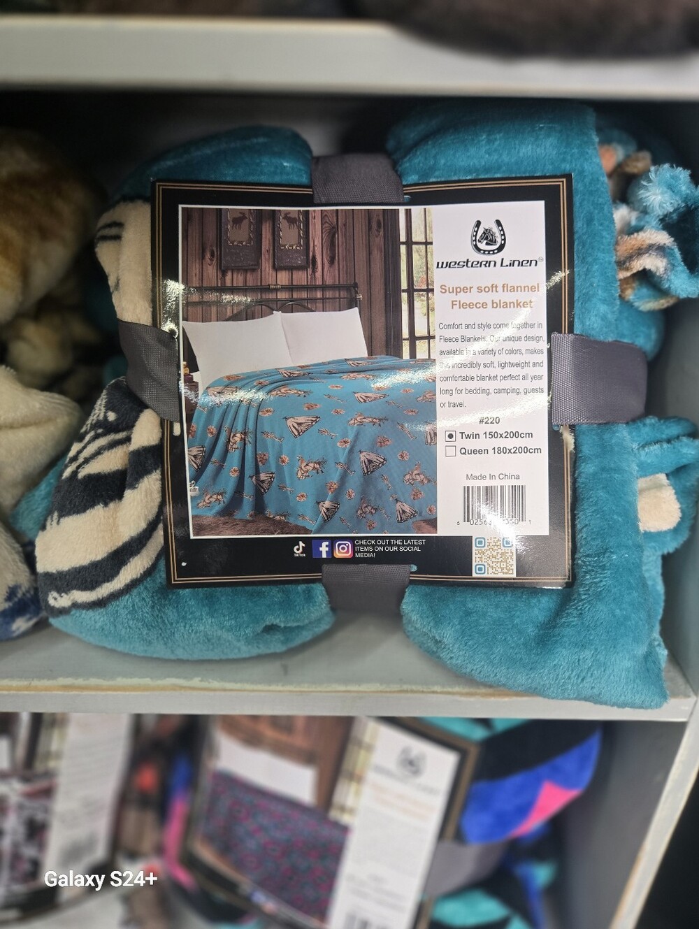 Teal Super Soft Flannel Fleece Blanket